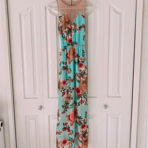 Lush Floral Maxi Dress